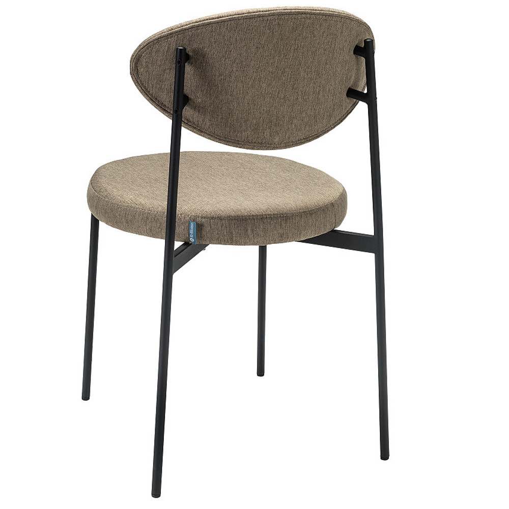 Стул металлический с мягкой спинкой и сиденьем Alfie Chair