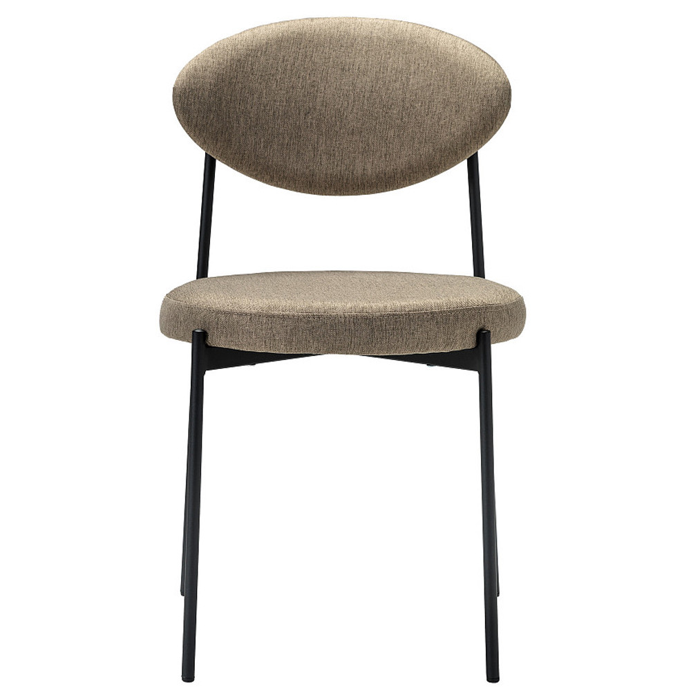 Стул металлический с мягкой спинкой и сиденьем Alfie Chair