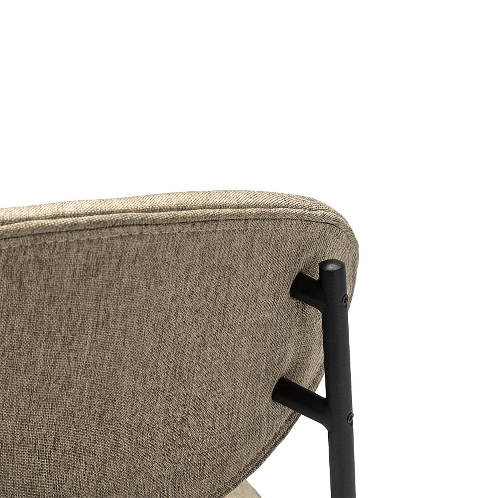 Стул металлический с мягкой спинкой и сиденьем Alfie Chair