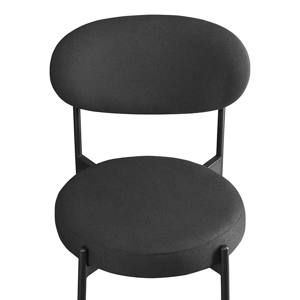 Стул мягкий Alfie Chair черный