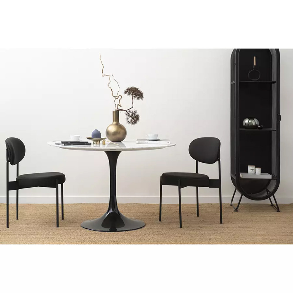 Стул мягкий Alfie Chair черный