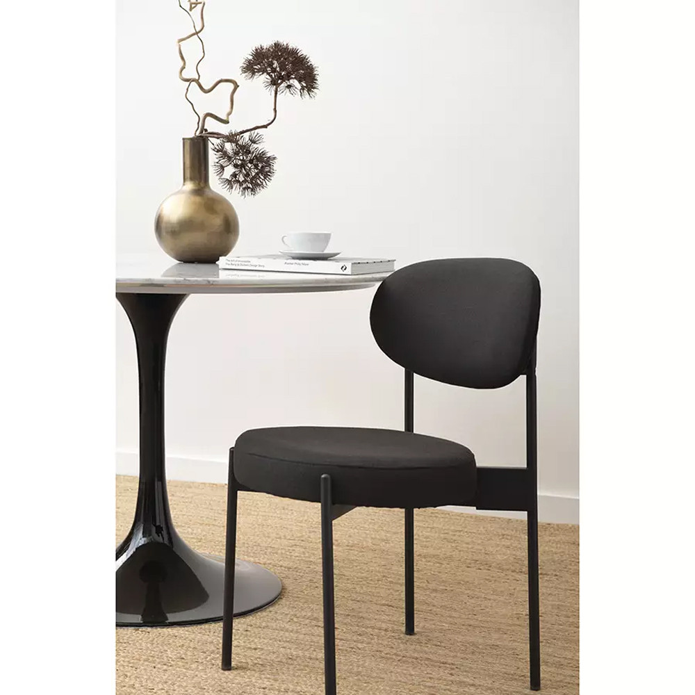 Стул мягкий Alfie Chair черный