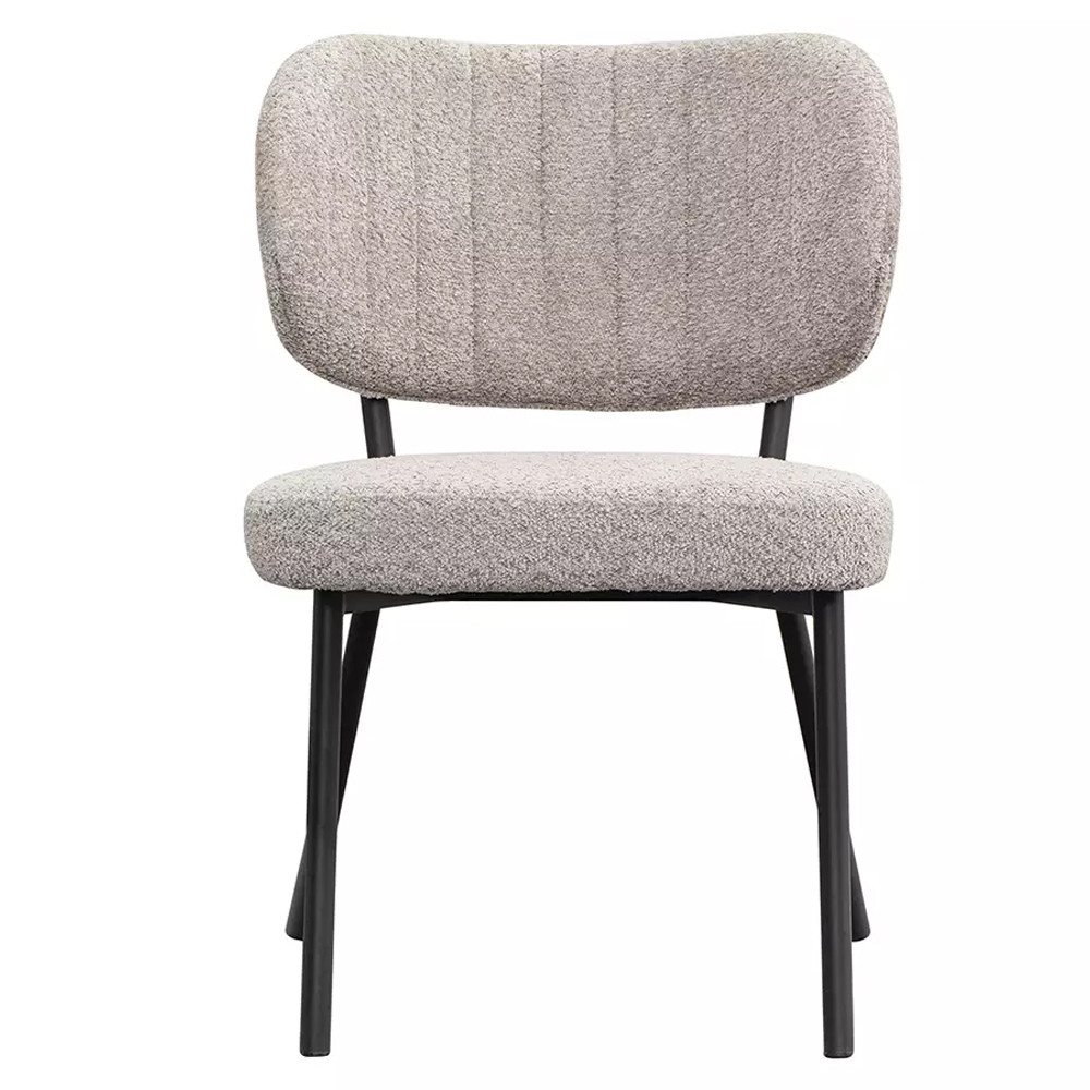 Стул мягкий с серо-бежевой буклированной обивкой Inspiration from Provence