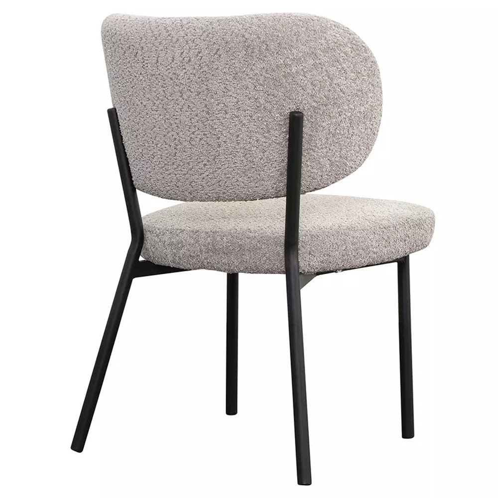 Стул мягкий с серо-бежевой буклированной обивкой Inspiration from Provence