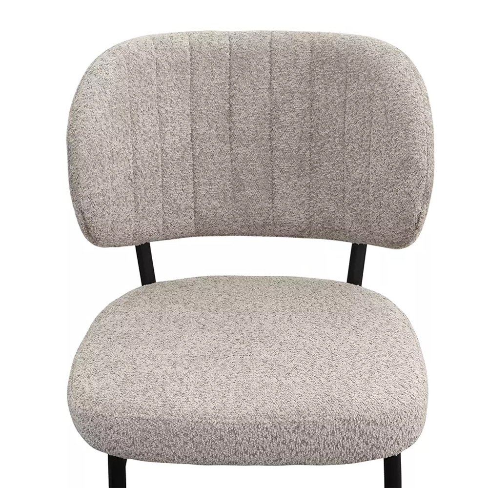 Стул мягкий с серо-бежевой буклированной обивкой Inspiration from Provence