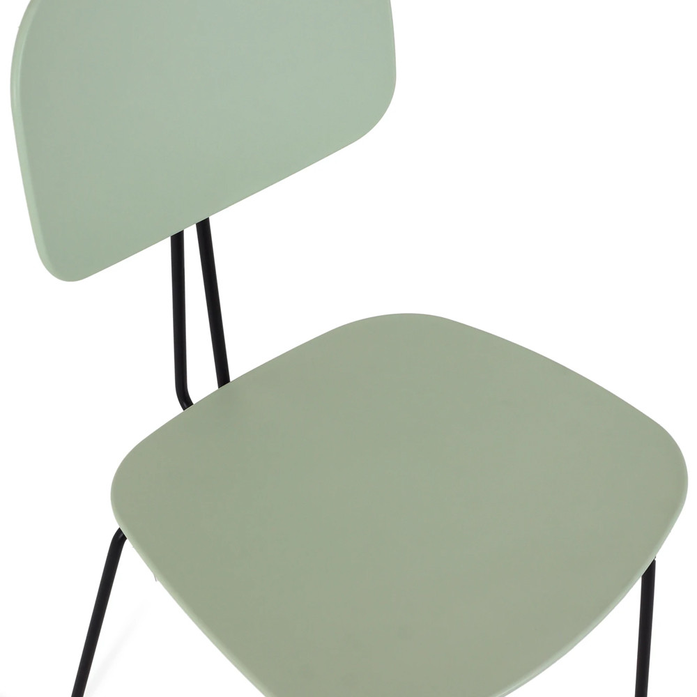 Стул на металлических ножках Travis Chair Green