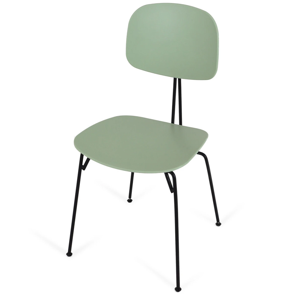 Стул на металлических ножках Travis Chair Green