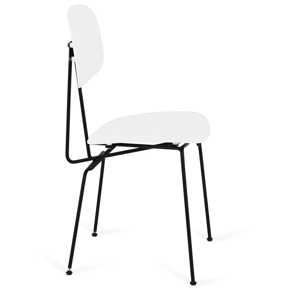 Стул на металлических ножках Travis Chair White