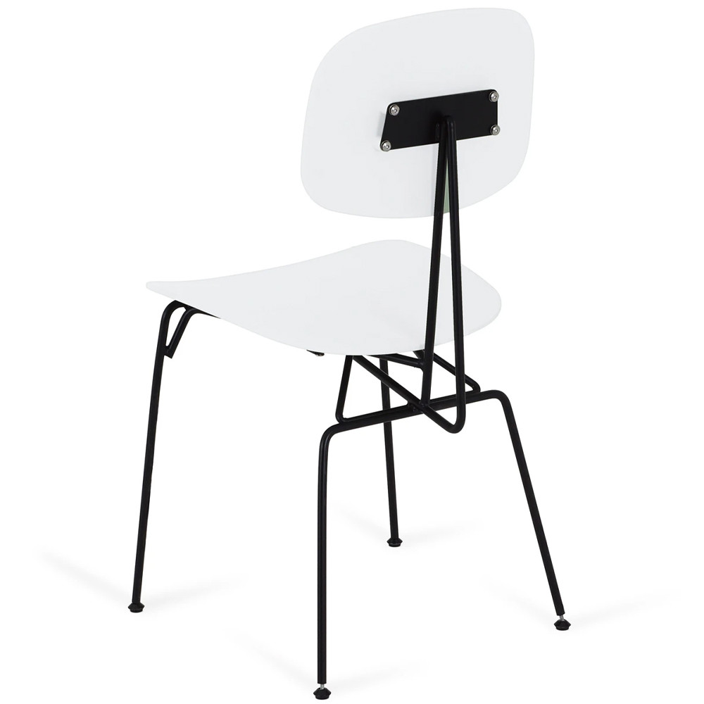 Стул на металлических ножках Travis Chair White