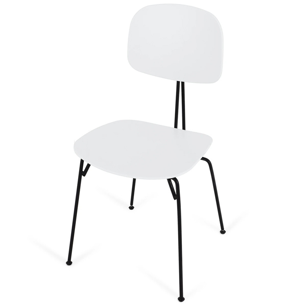 Стул на металлических ножках Travis Chair White