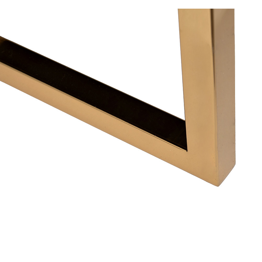 Стул обеденный велюровый черный с золотым каркасом Nobility