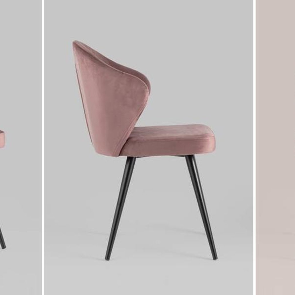 Стул Розовый Бархат Volante Chair