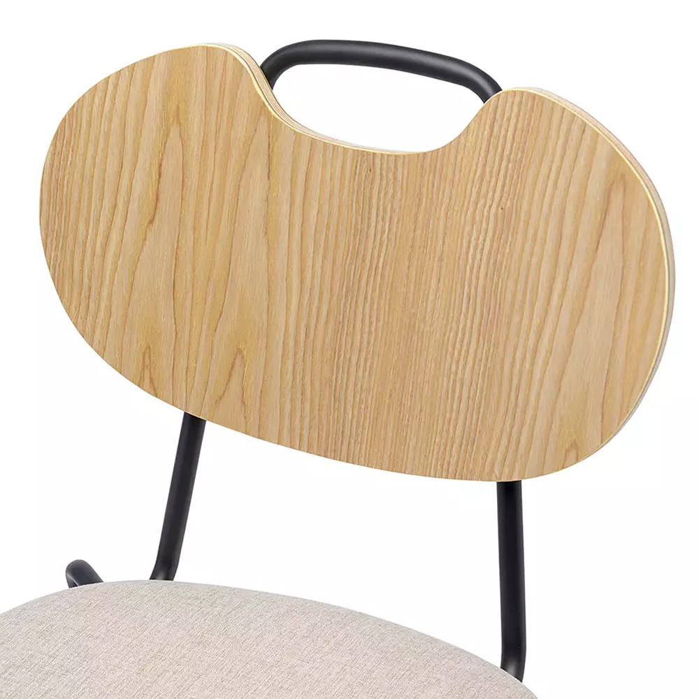 Стул с мягким сиденьем Stool Loft Light Brown