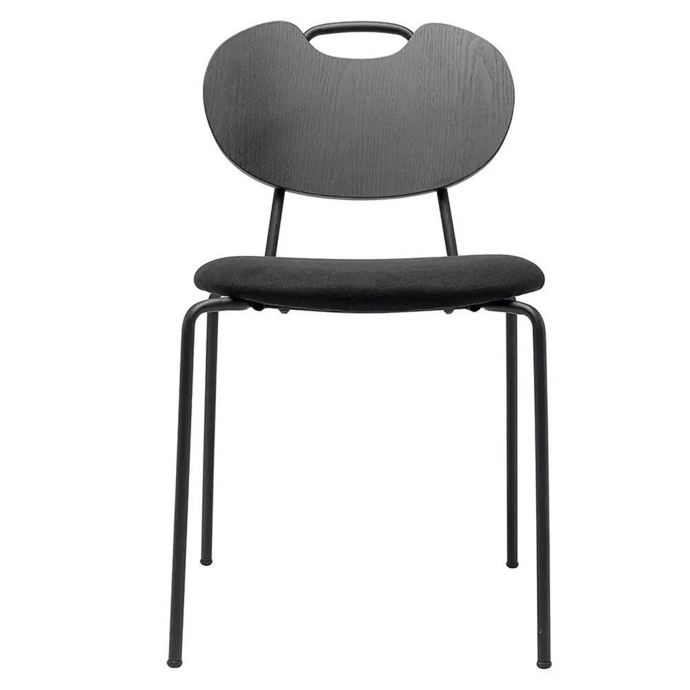 Стул с мягким сиденьем черный Stool Loft Black