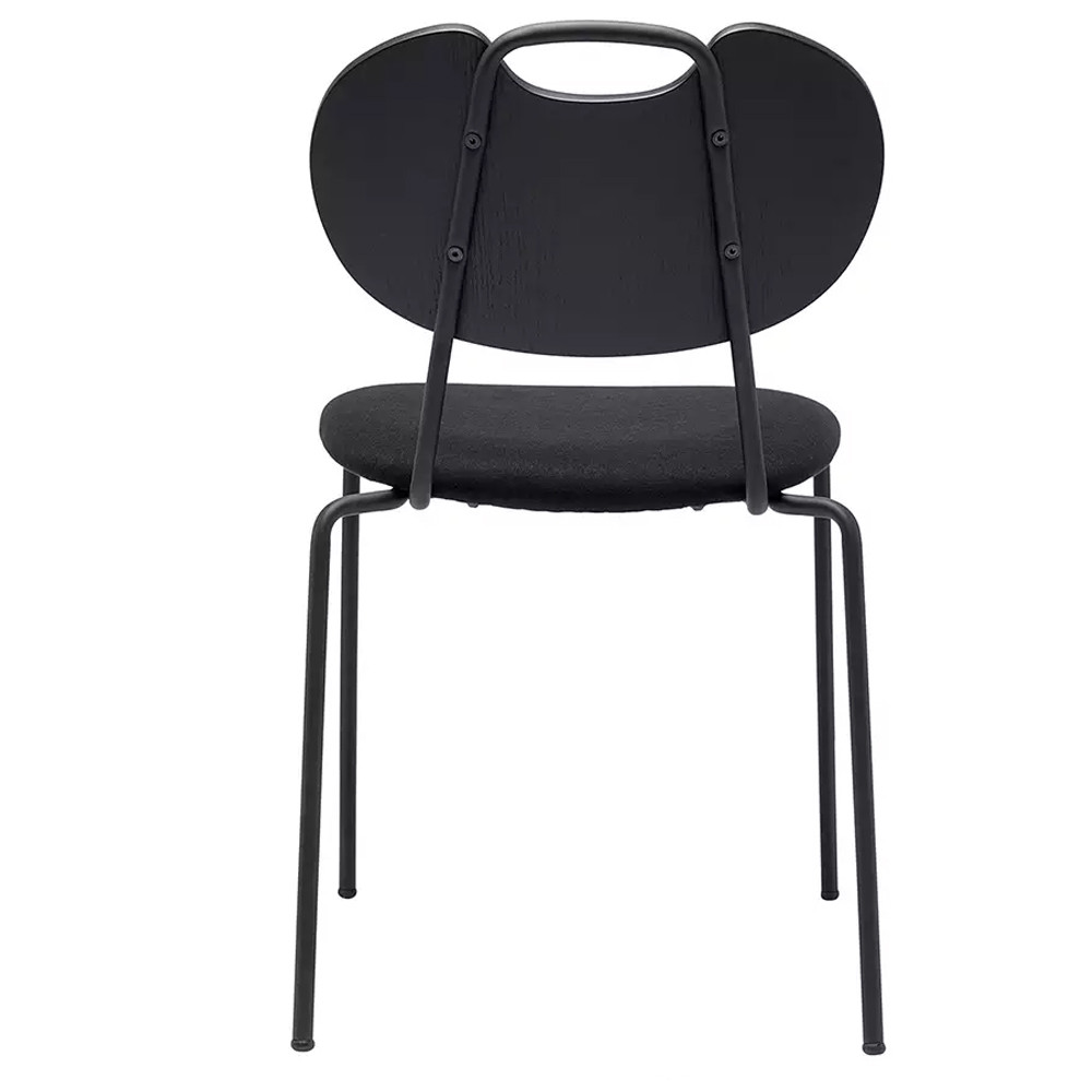 Стул с мягким сиденьем черный Stool Loft Black