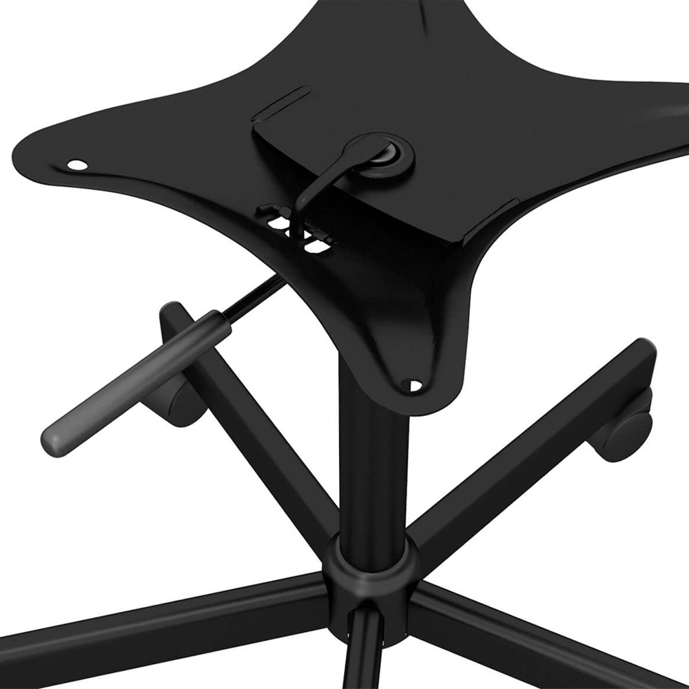 Стул с мягкой обивкой из велюра и подъемно-поворотным механизмом на колесиках Mason Green and Yellow