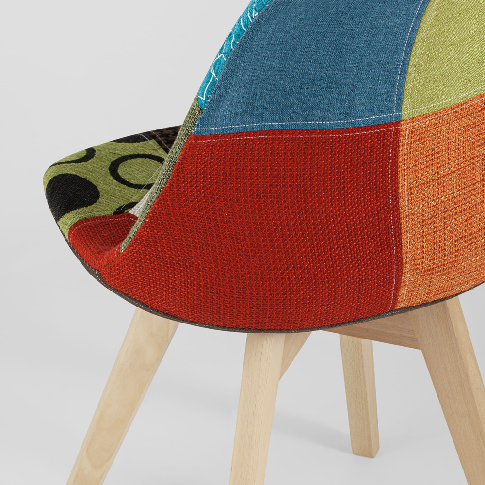 Стул с обивкой в стиле пэчворк Arvika