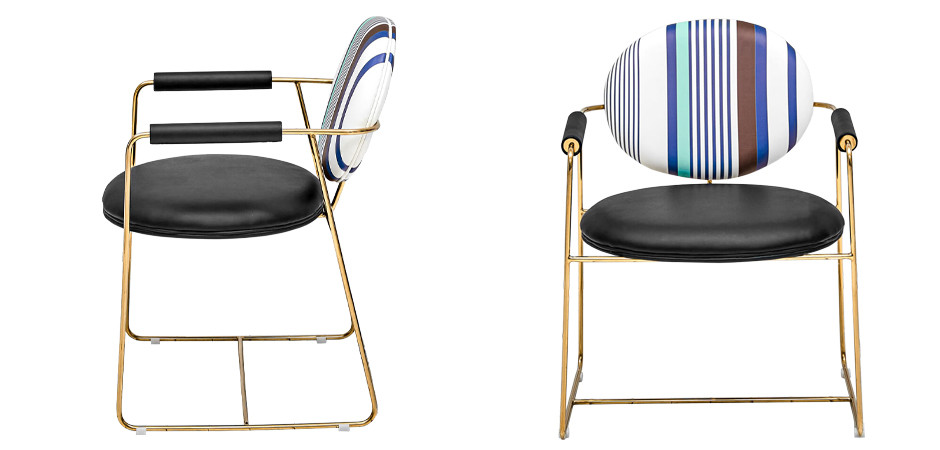 Стул с подлокотниками Clinton Modern Chair