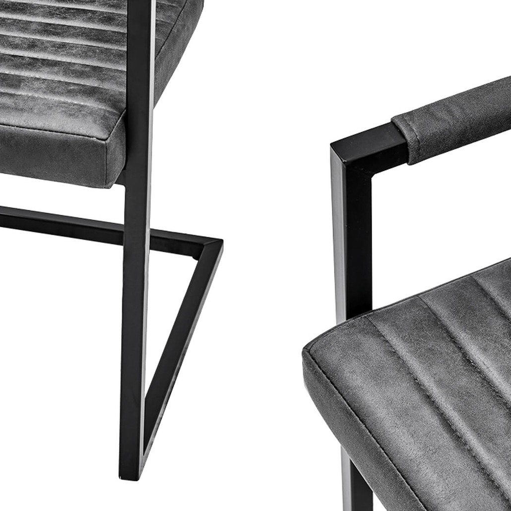 Стул с подлокотниками Dalak Stool Grey