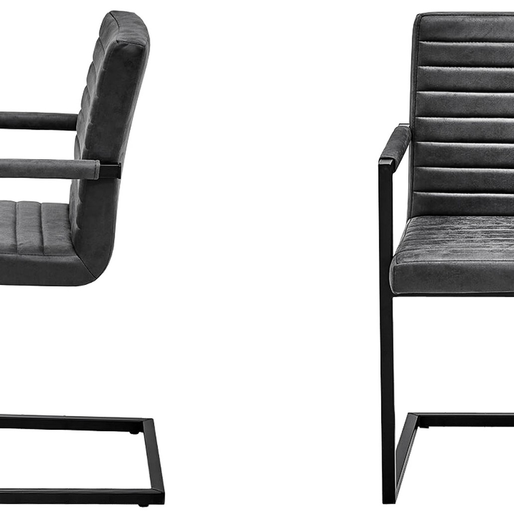 Стул с подлокотниками Dalak Stool Grey