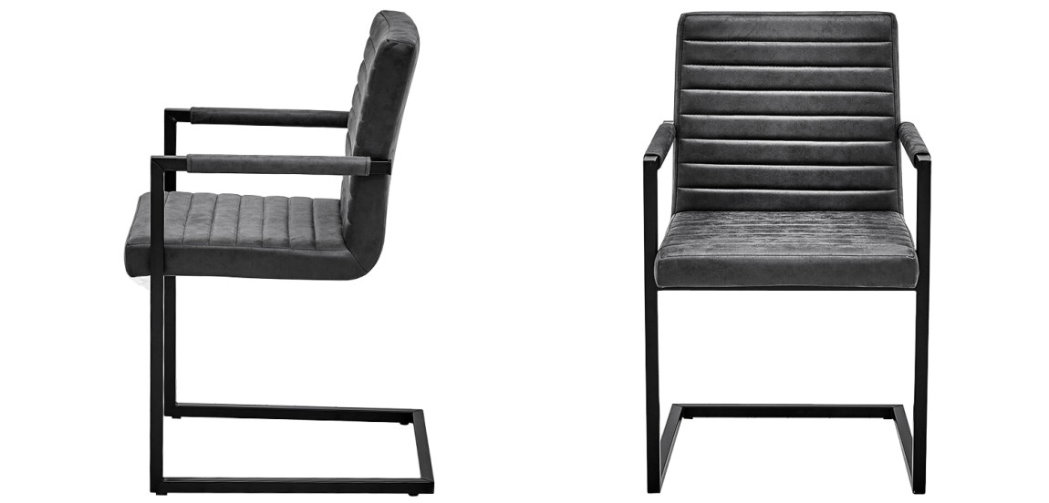 Стул с подлокотниками Dalak Stool Grey