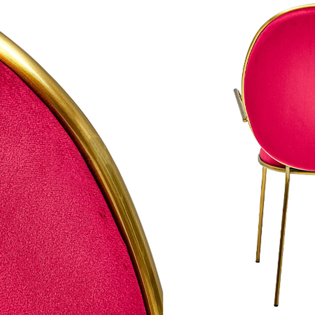 Стул с подлокотниками STAY Chair Fuchsia