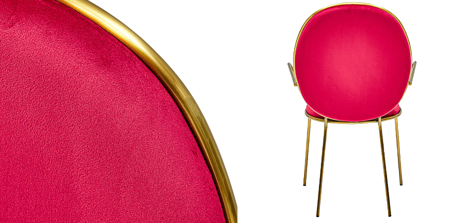 Стул с подлокотниками STAY Chair Fuchsia