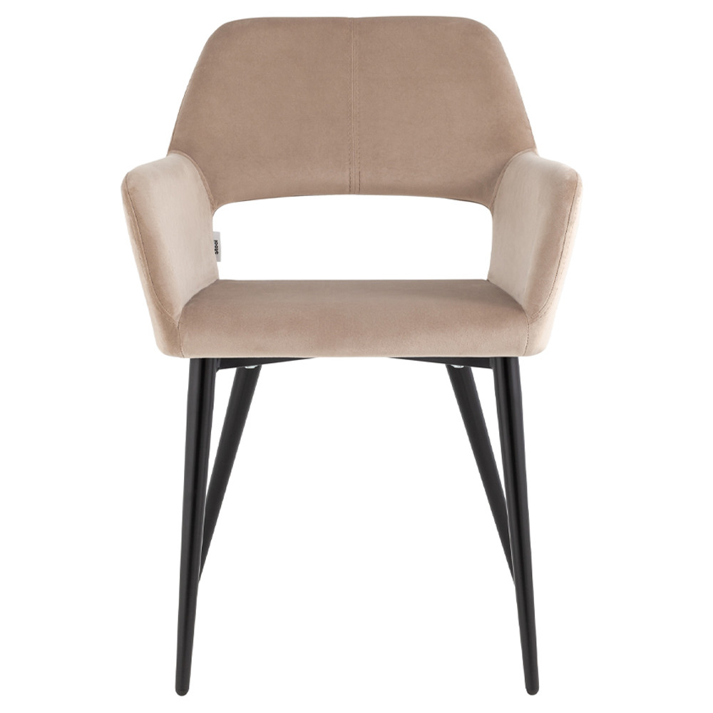 Стул с подлокотниками бежевый NEASAN STOOL