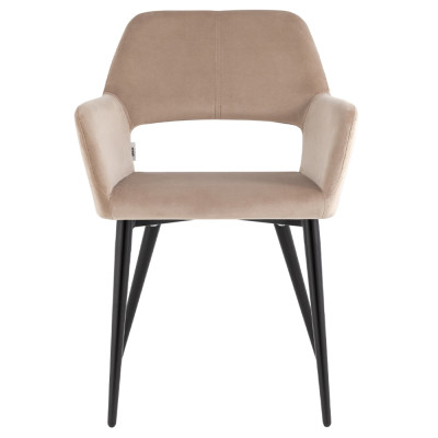 Стул с подлокотниками бежевый NEASAN STOOL