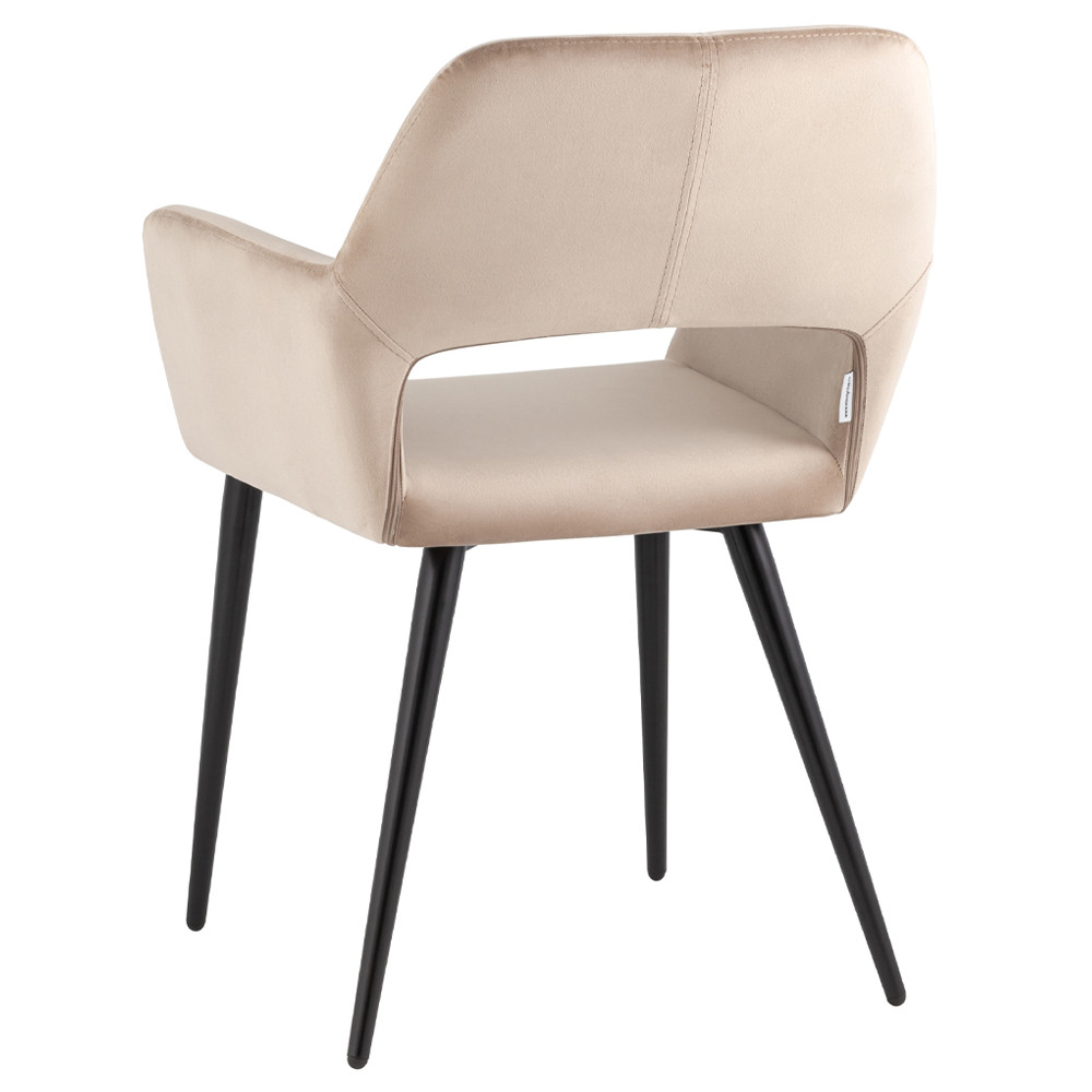 Стул с подлокотниками бежевый NEASAN STOOL