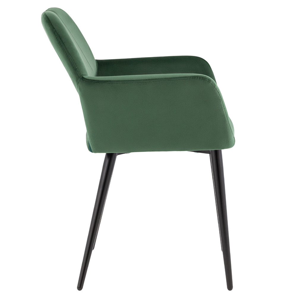 Стул с подлокотниками зеленый NEASAN STOOL