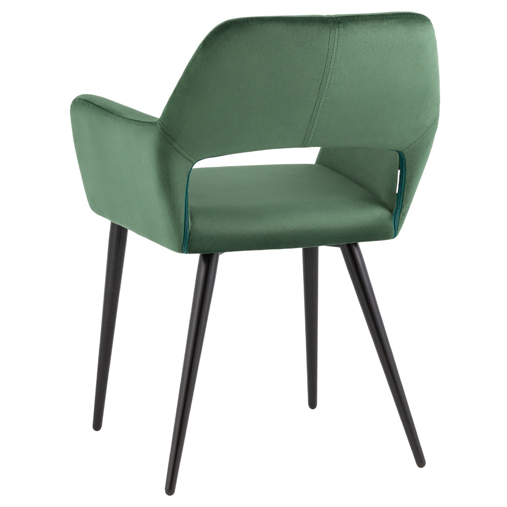 Стул с подлокотниками зеленый NEASAN STOOL