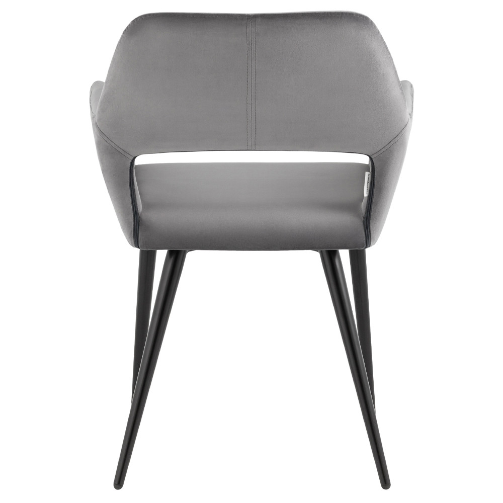 Стул с подлокотниками серый NEASAN STOOL