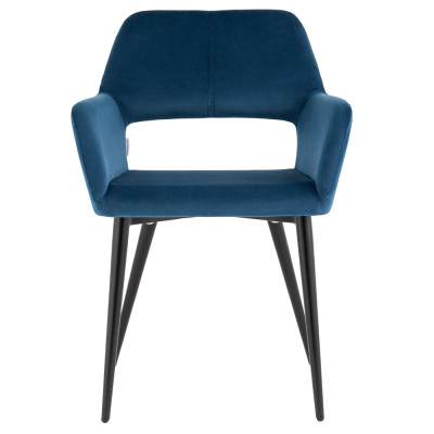 Стул с подлокотниками синий NEASAN STOOL