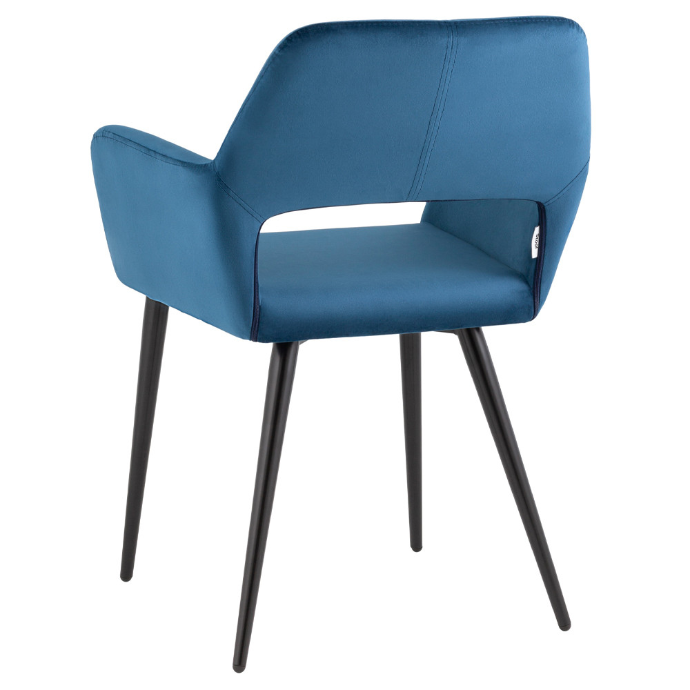 Стул с подлокотниками синий NEASAN STOOL