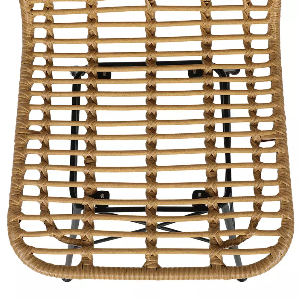 Стул с ротанговым плетением Wicker Stool без подлокотников