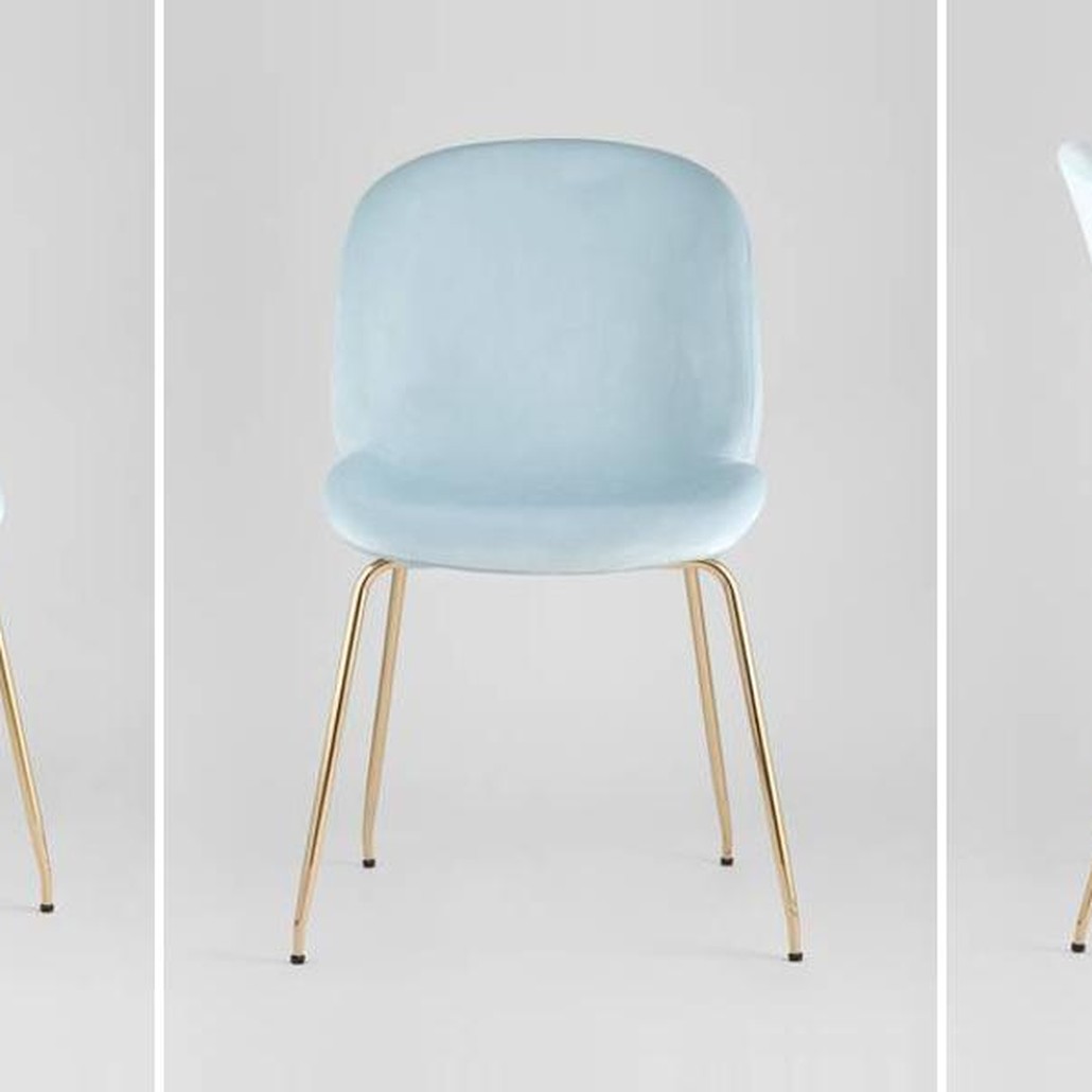 Стул Светло-Голубой Vendramin Chair