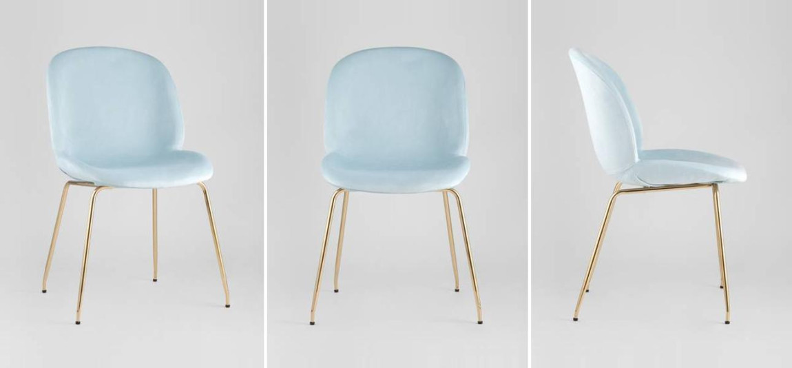 Стул Светло-Голубой Vendramin Chair