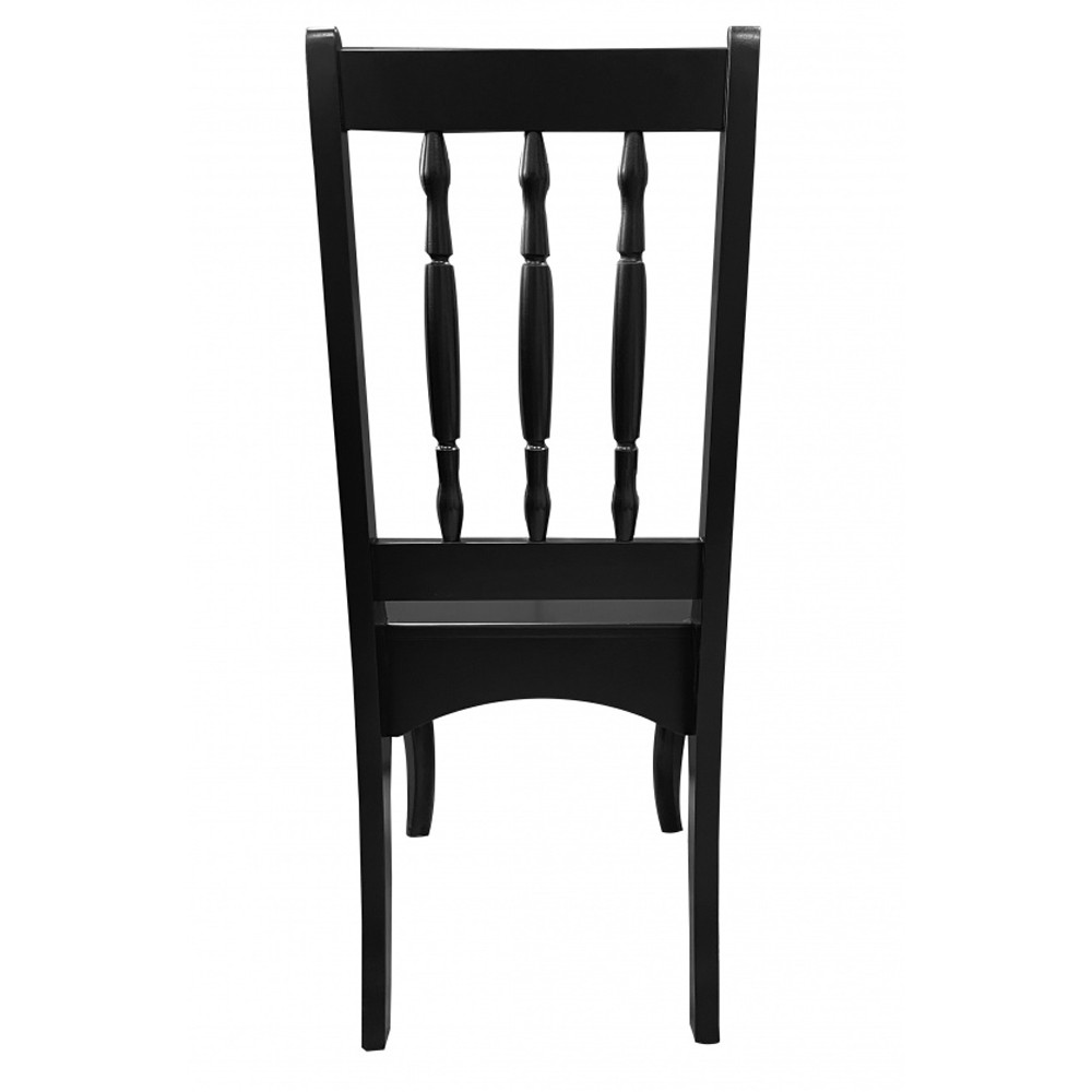 Стул черный из массива березы без подлокотников Vintage