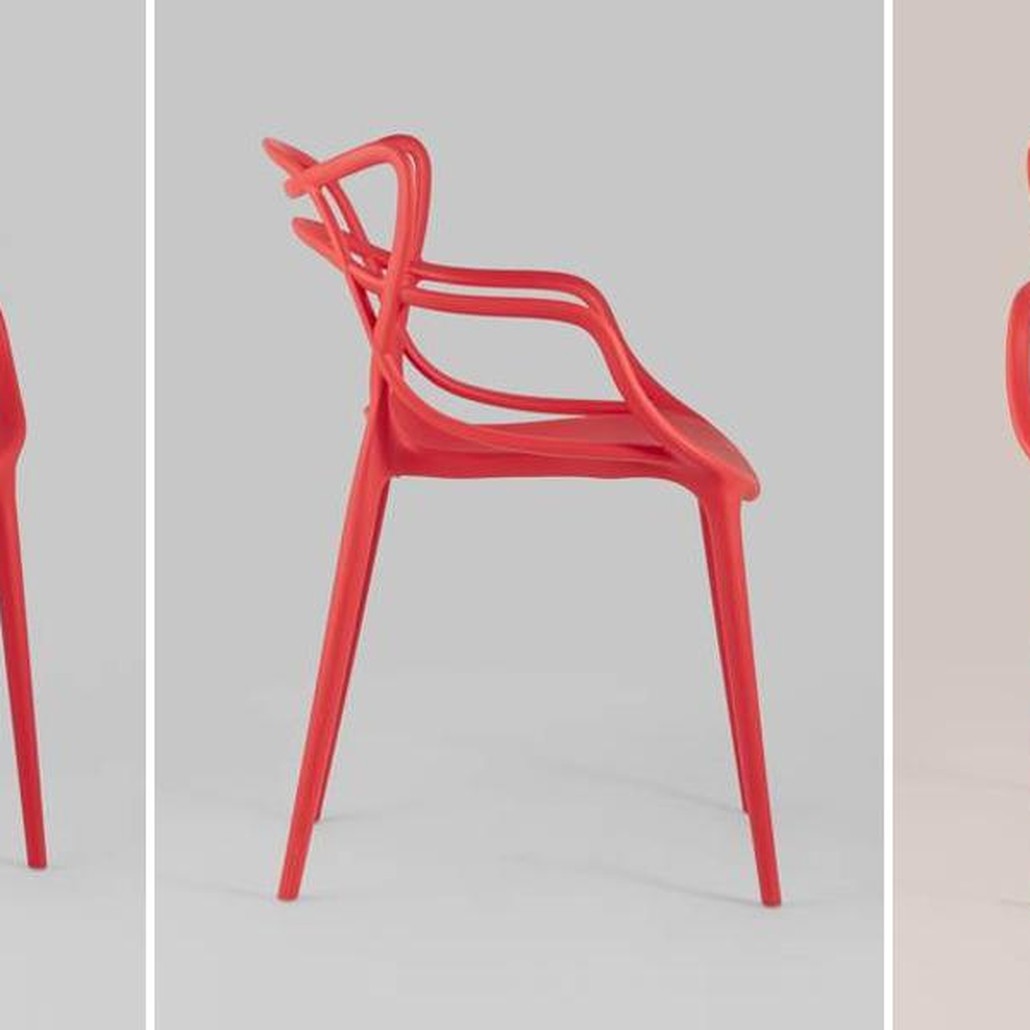 Стулья Cadeira Masters Philippe Starck Красный