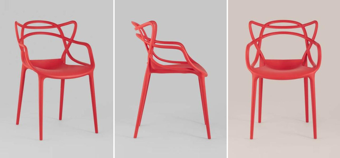Стулья Cadeira Masters Philippe Starck Красный