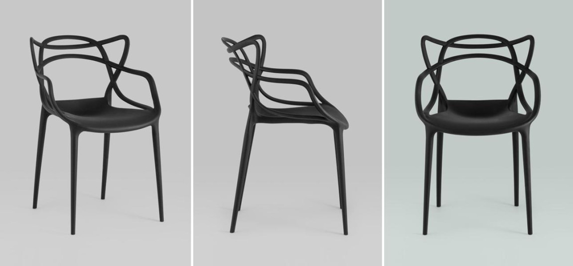 Стулья Cadeira Masters Philippe Starck Черный