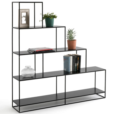 Ступенчатый стеллаж Menzie Steps Metal Rack Black