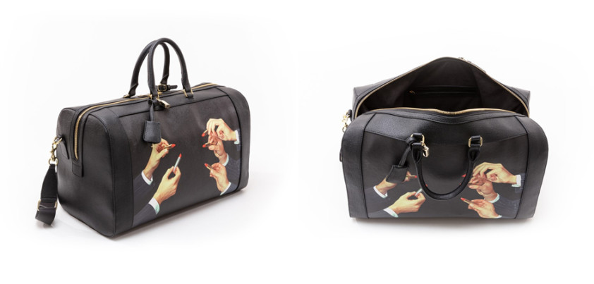 Сумка-дафл Seletti Lipsticks Black