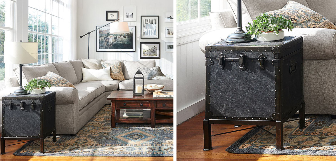 Сундук Vintage Chests small black