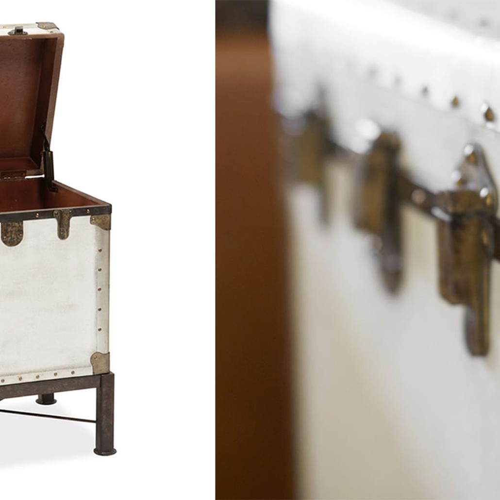 Сундук Vintage Chests small white