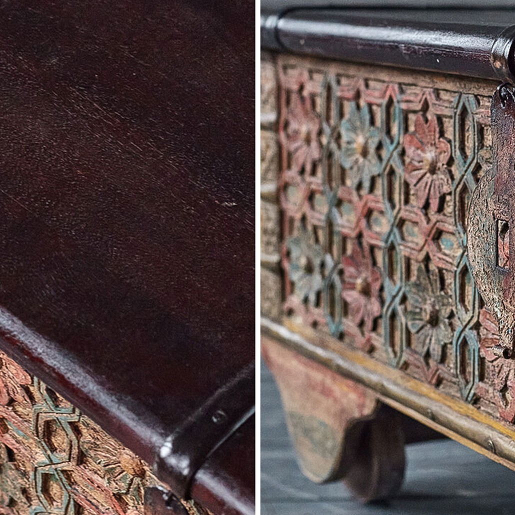 Сундук резной Chandra Carved Antique Chest