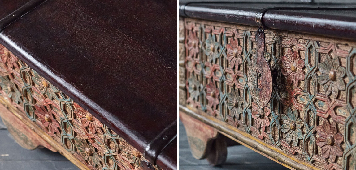 Сундук резной Chandra Carved Antique Chest