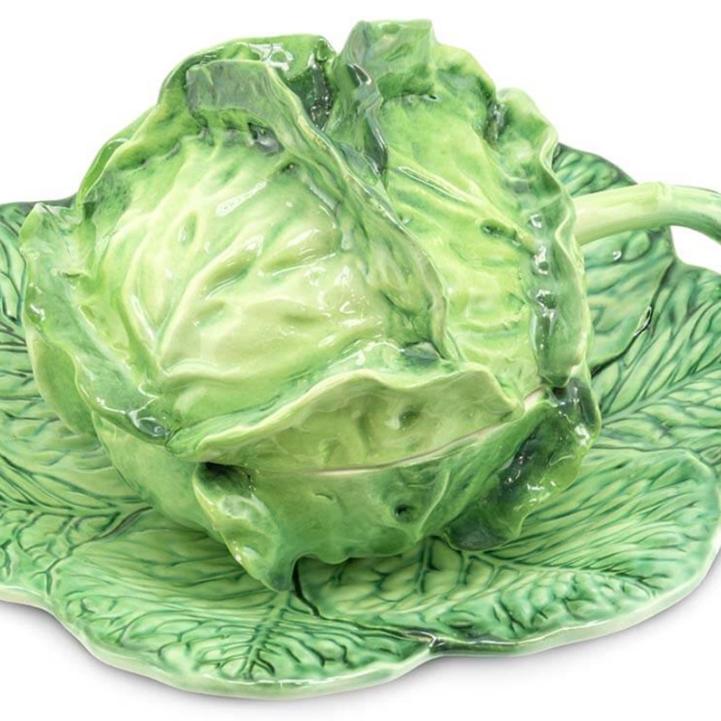 Супница SOUP BOWL CABBAGE W/PLATE D20