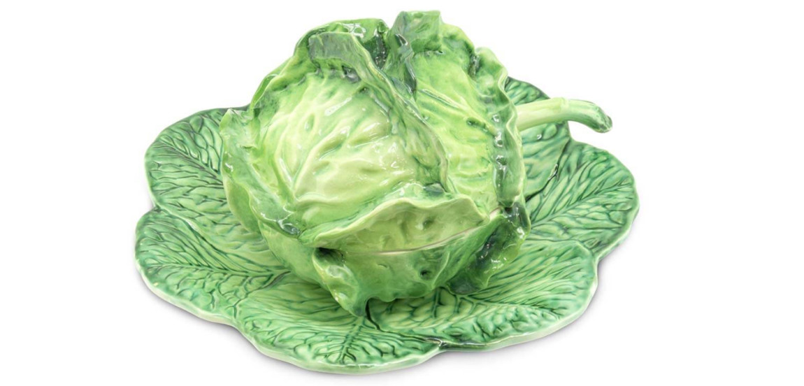 Супница SOUP BOWL CABBAGE W/PLATE D20